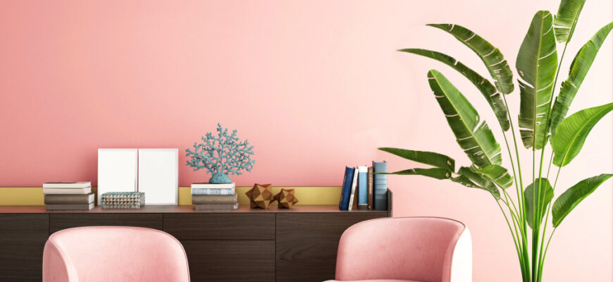 Liivng,Coral,color,Of,The,Year,2019,interior,Design,For,Living,Area